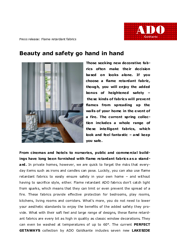 Product Highlight - Flame Retardant 